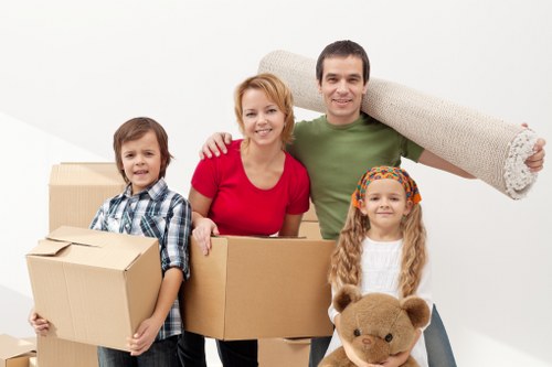 Careful handling of office equipment during a business move