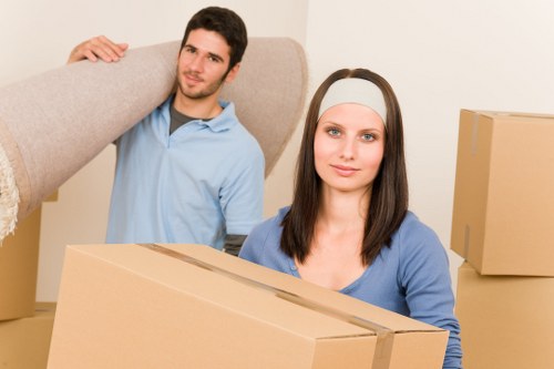 Van removals service handling flat access challenges in Harrow