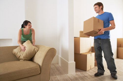 Packing and moving boxes for a Harrow house move