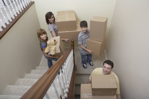 Office relocation service with desks and equipment in Harrow